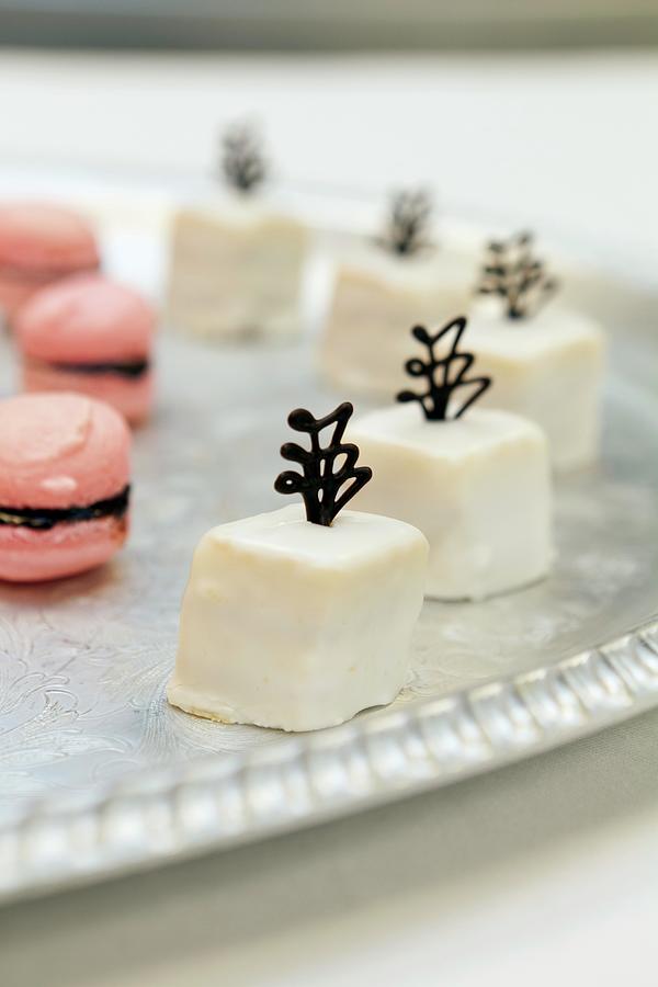 Petit Fours And Macaroons Photograph by Amy Kalyn Sims