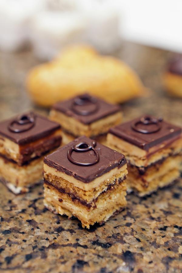 Petit Fours With Chocolate Glaze Photograph by Amy Kalyn Sims