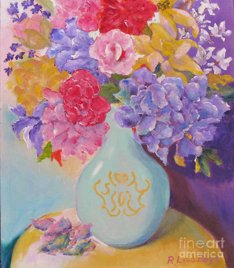 Petite Fleur Painting by Lisa Boyd