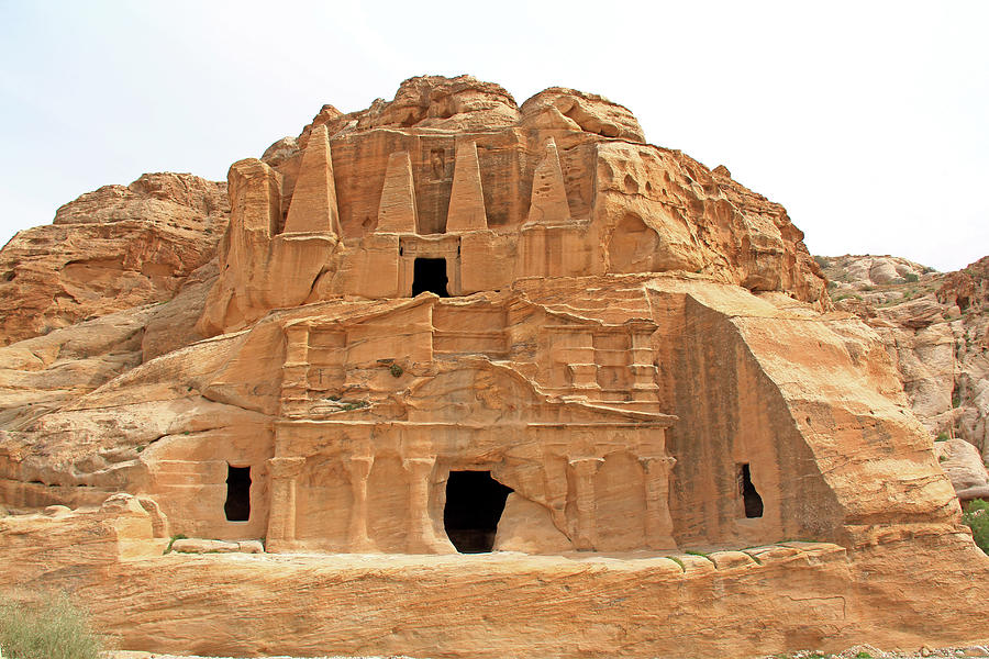 Petra, Jordan - Cave Dwellings Photograph by Richard Krebs