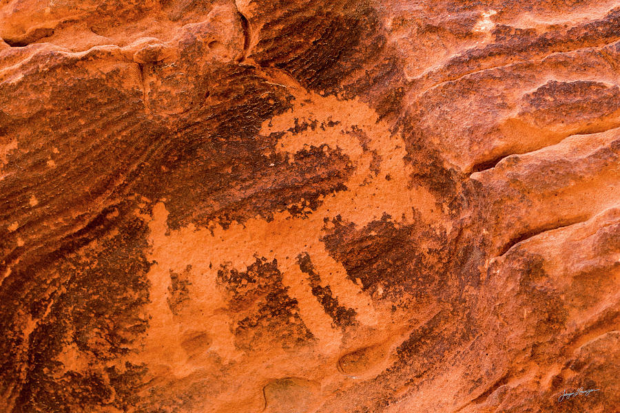 Petroglyph at Valley of Fire Photograph by Jurgen Lorenzen - Fine Art ...