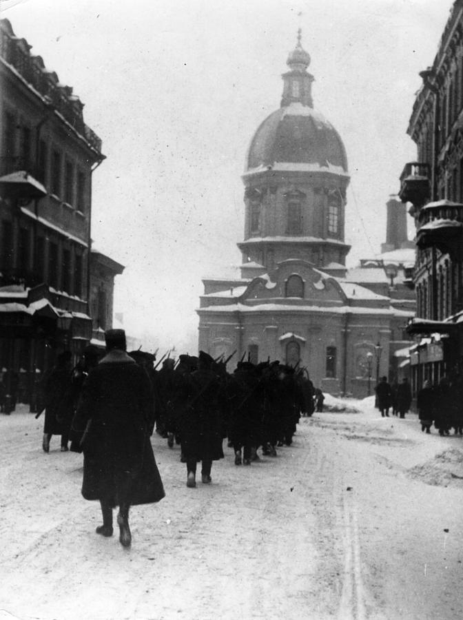 Petrograd Patrol Photograph by Hulton Archive