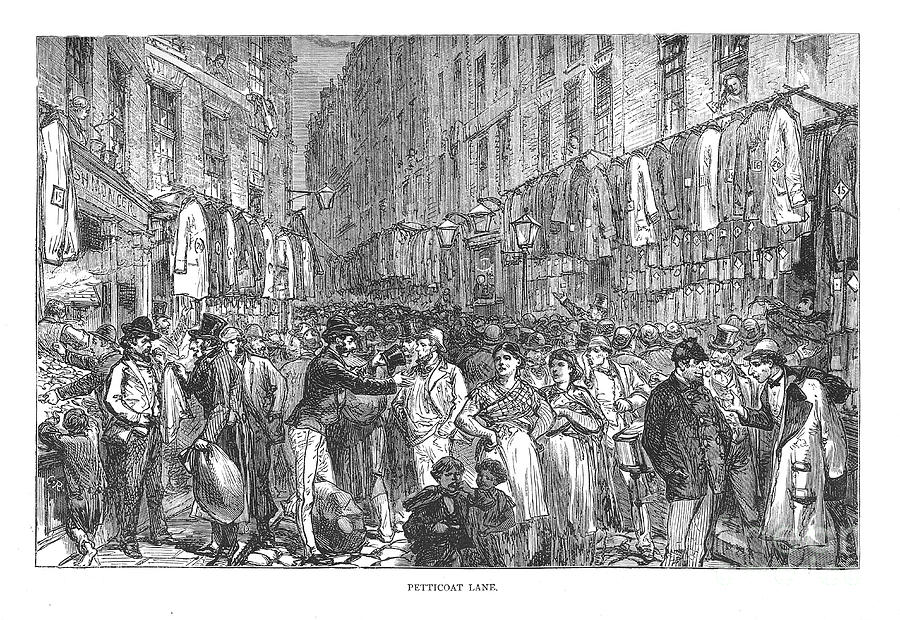 Petticoat Lane, 1878 Artist Walter Drawing by Print Collector