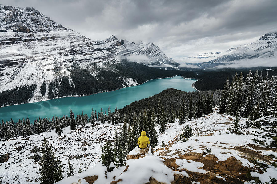 Peyto Lake in Canada Photograph by Kamran Ali