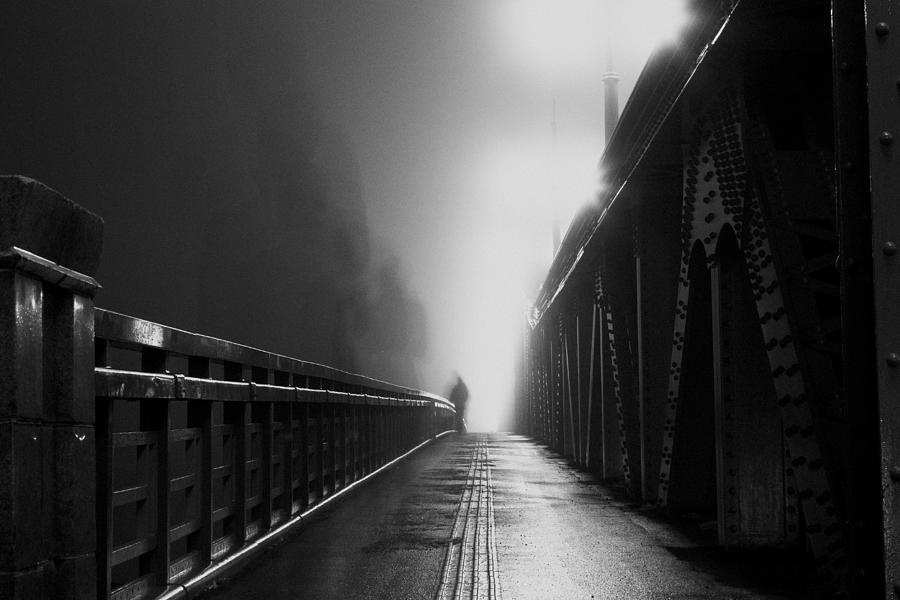 Black And White Photograph - Phantom On The Fog by Osamu Asami