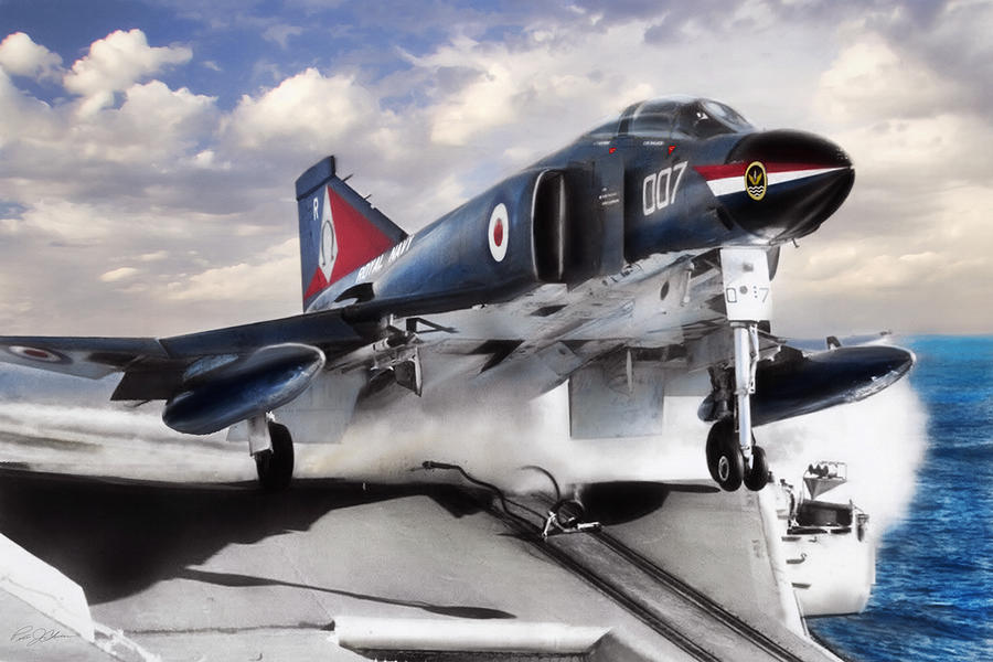 Royal Navy Digital Art - Phantom Royalty by Peter Chilelli Royal Navy Digital Art - Phantom Royalty by Peter Chilelli