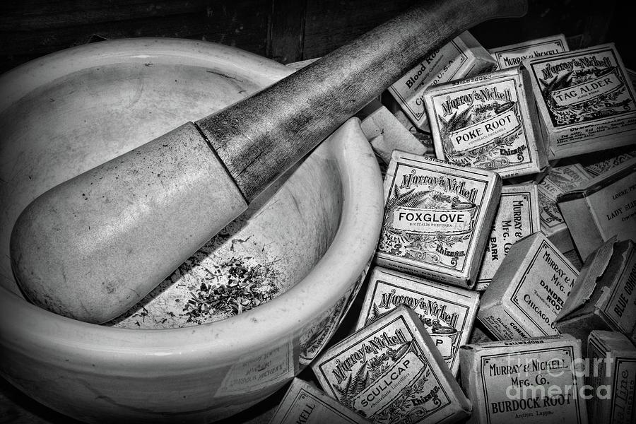 Pharmacy - The medicine shelf Photograph by Paul Ward - Fine Art America