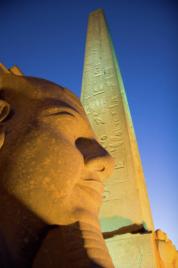 Pharoah Ramses II at Luxor Egypt Photograph by David Smith