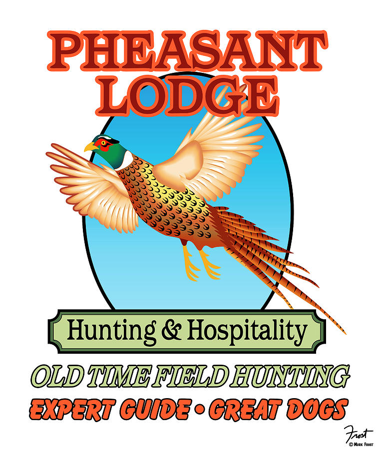 Lodge Digital Art - Pheasant Lodge by Mark Frost