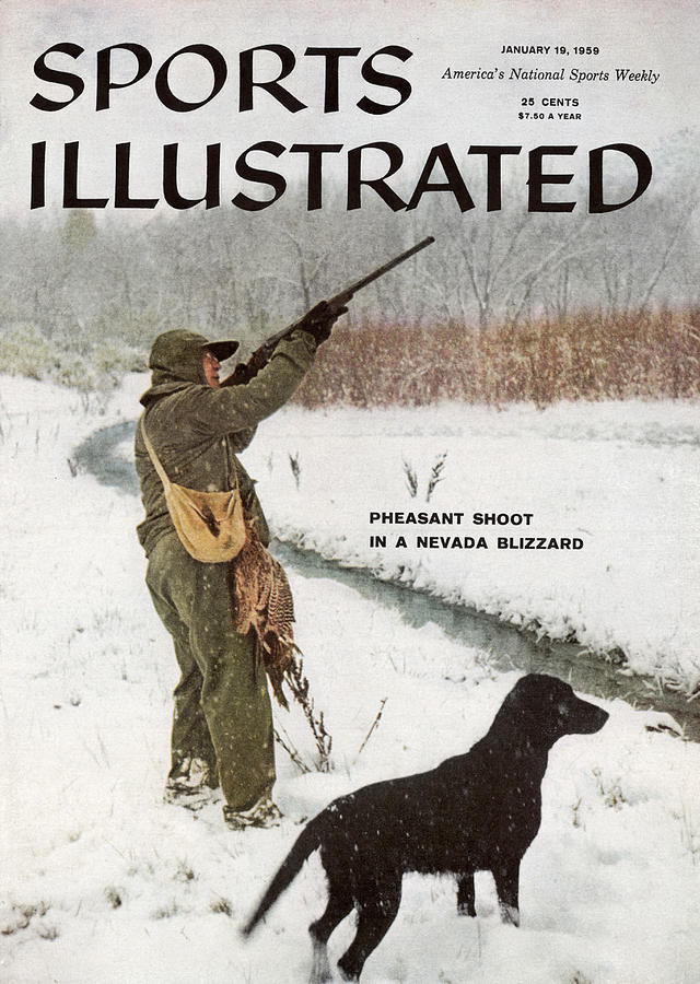 Pheasant Shoot In A Nevada Blizzard Sports Illustrated Cover Photograph by Sports Illustrated