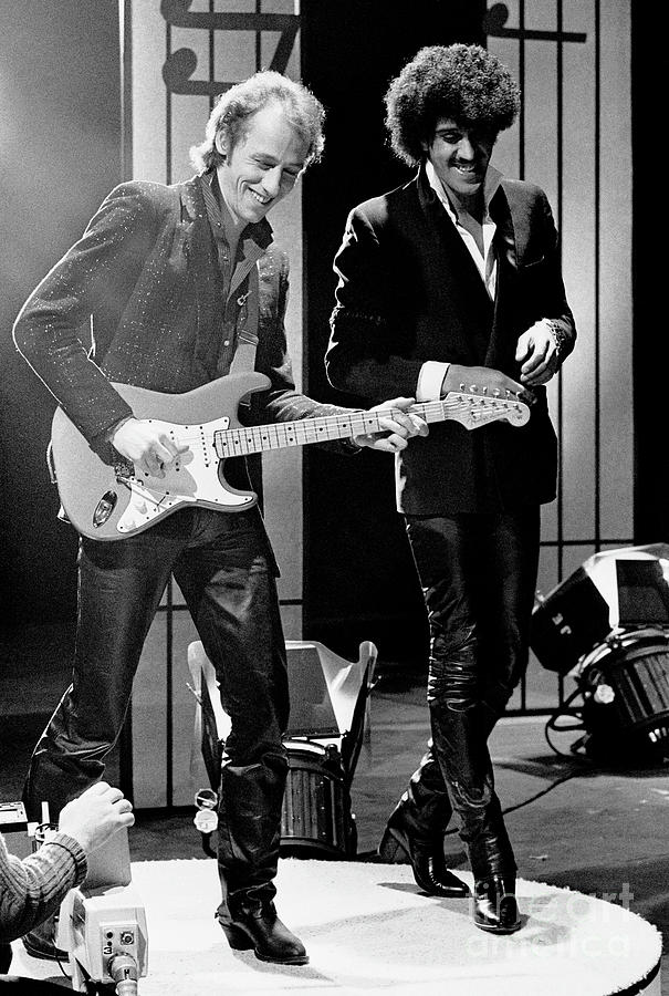 Phil Lynott -Mark Knopfler Photograph by Andre Csillag
