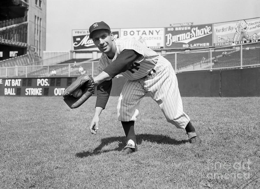 Phil Rizzuto In Yankees Uniform Photograph by Bettmann
