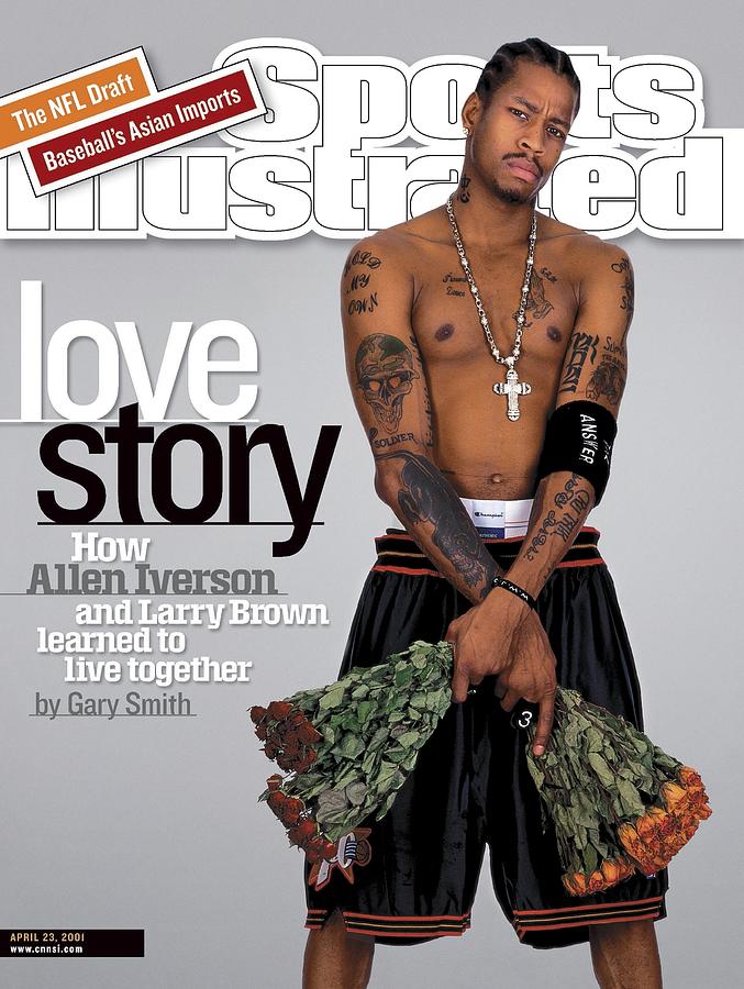 Philadelphia 76ers Allen Iverson Sports Illustrated Cover Photograph by Sports Illustrated