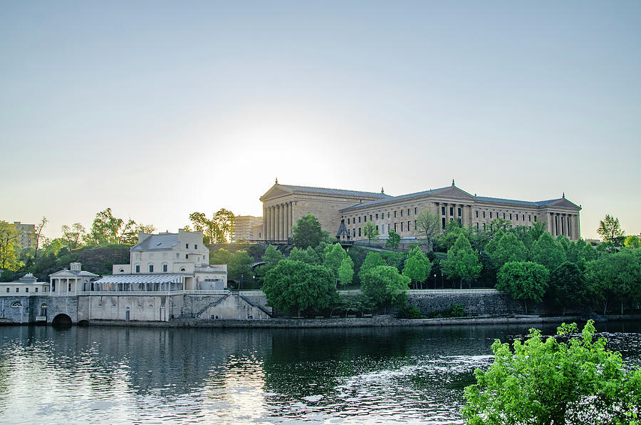 Philadelphia Art Museum in the Morning Light Photograph by Bill Cannon