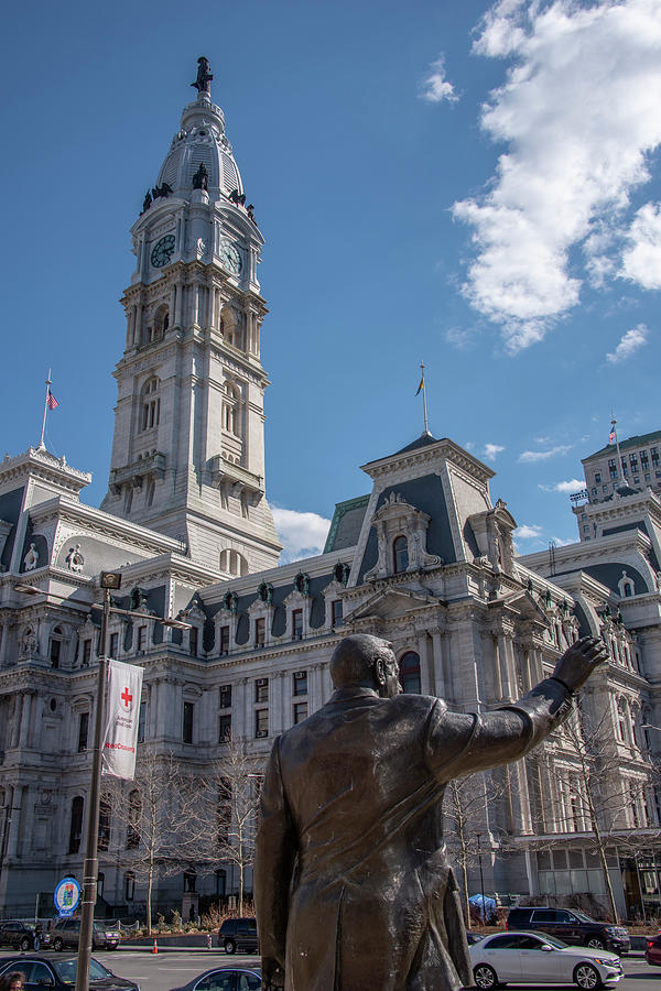 Philadelphia Cityhall and Rizzo Photograph by Bill Cannon