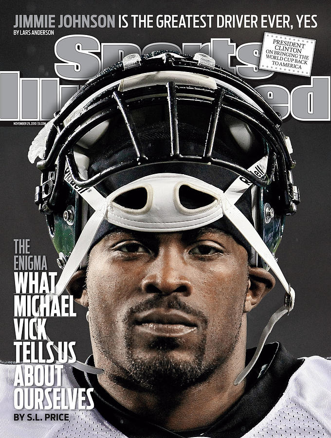 Philadelphia Eagles Qb Michael Vick Sports Illustrated Cover Photograph by Sports Illustrated