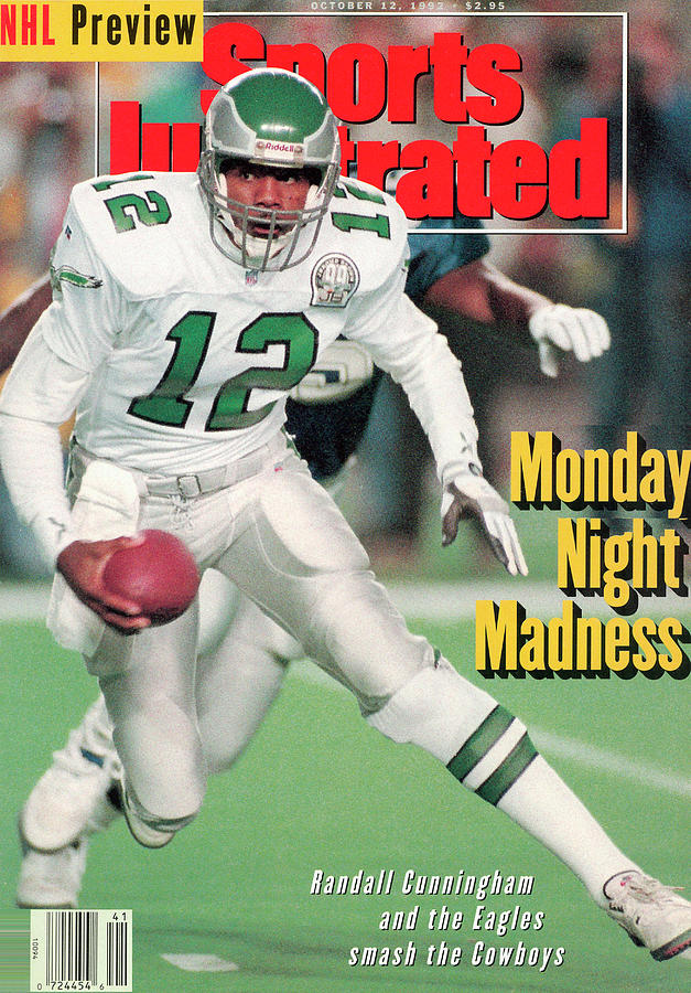 Dallas Cowboys Photograph - Philadelphia Eagles Qb Randall Cunningham... Sports Illustrated Cover by Sports Illustrated