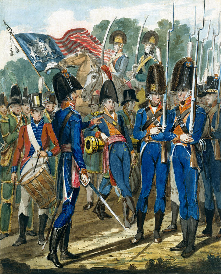 Philadelphia: First City Troop Painting by John L. Krimmel