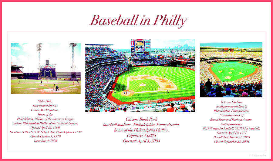 Philadelphia Phillies Ball Parks Photograph by A Macarthur Gurmankin