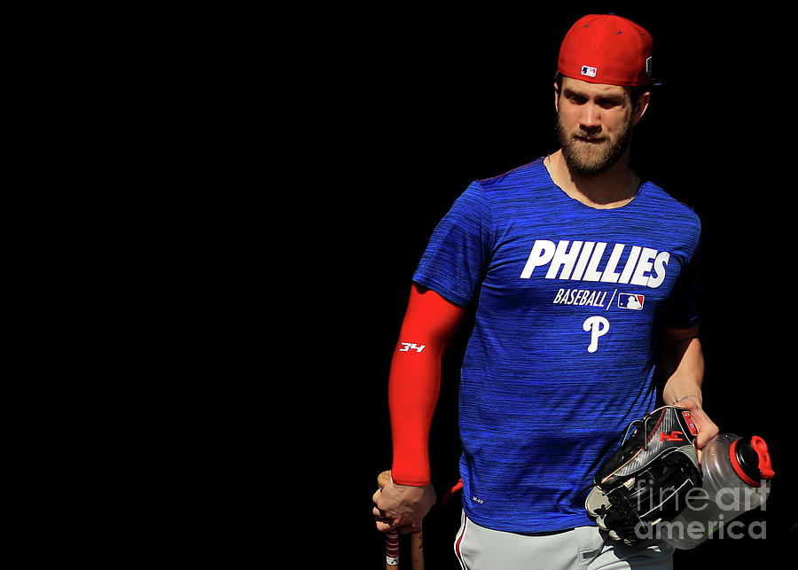 Philadelphia Phillies Bryce Harper Photograph by Mike Ehrmann Philadelphia Phillies Bryce Harper Photograph by Mike Ehrmann