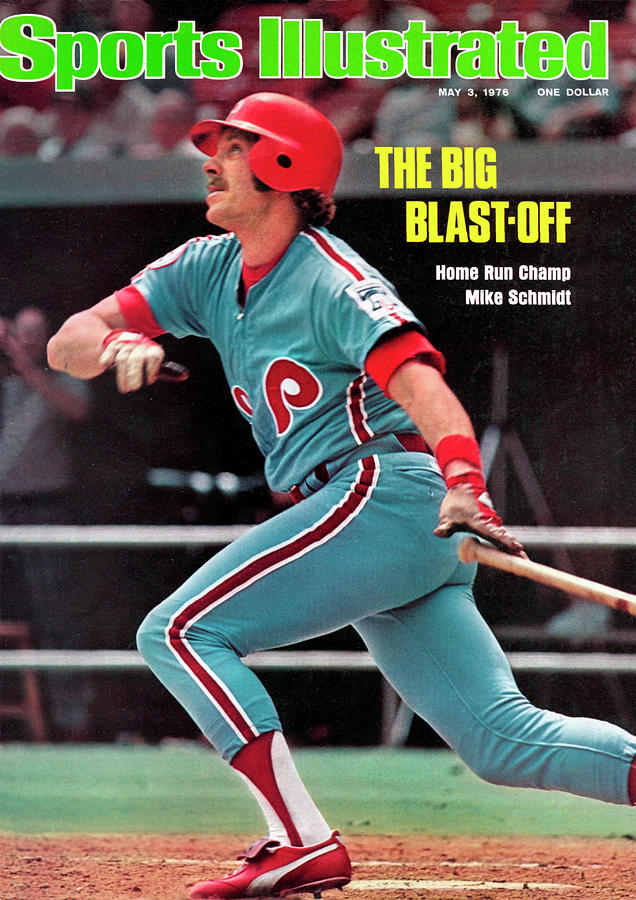 Magazine Cover Photograph - Philadelphia Phillies Mike Schmidt... Sports Illustrated Cover by Sports Illustrated