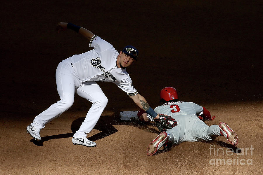 Philadelphia Phillies V Milwaukee Photograph by Dylan Buell Philadelphia Phillies V Milwaukee Photograph by Dylan Buell