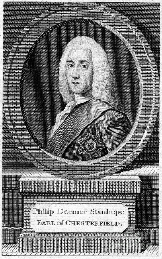 Philip Dormer Stanhope 1694-1773, 4th Drawing by Print Collector