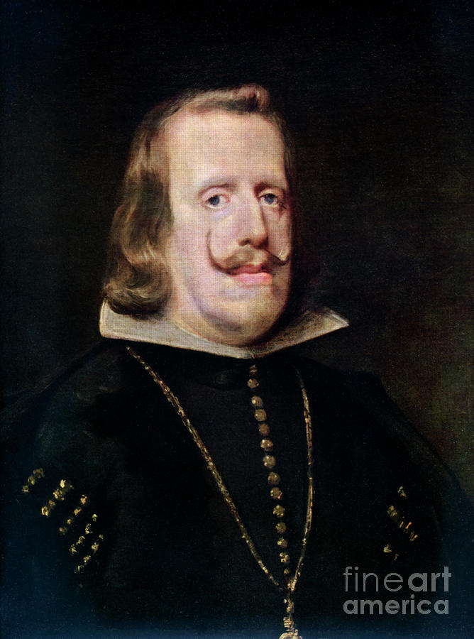 Philip Iv Of Spain, C1656, 1912.artist Drawing by Print Collector