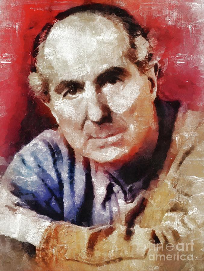 Philip Roth, Literary Legend Painting by Esoterica Art Agency