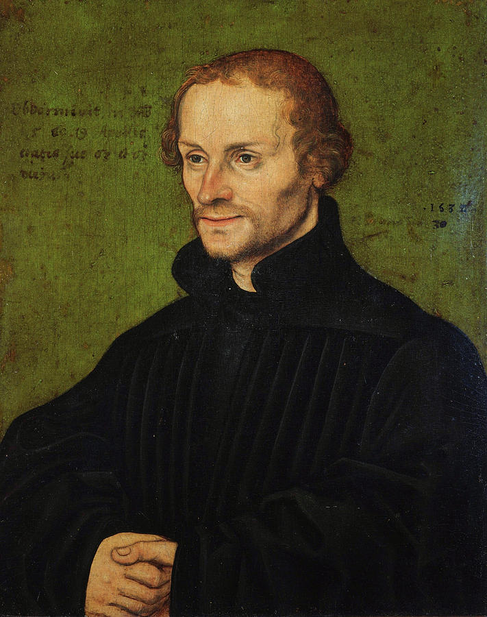 Philipp Melanchthon Painting By Lucas Cranach The Elder - Pixels