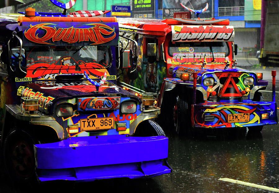 Car Photograph - Philippine Jeepney by Intan Martin
