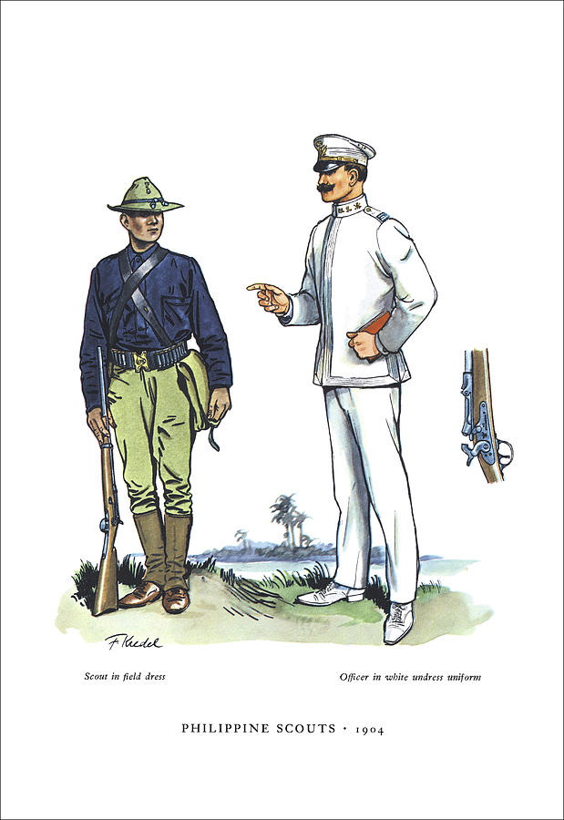 Philippine Scouts, 1904 Painting by Unknown - Fine Art America