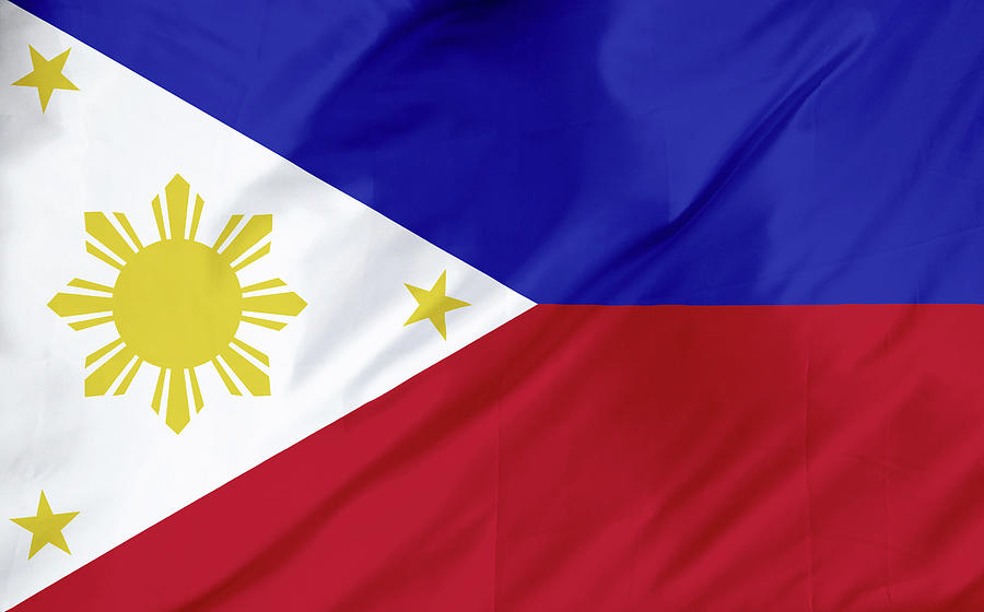 Philippines Flag Digital Art by Hasan Ahmed - Fine Art America