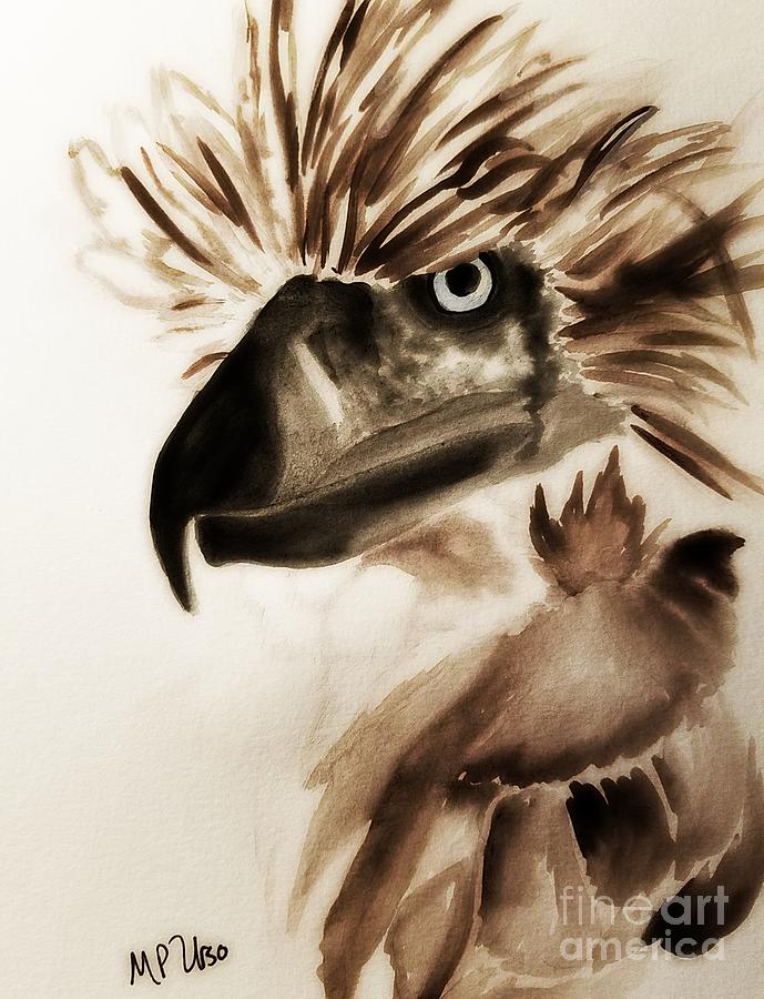 Phillipine Eagle Painting by Maria Urso