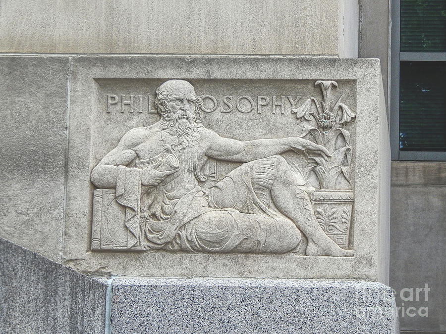 Philosophy Plaque Photograph by Phil Perkins