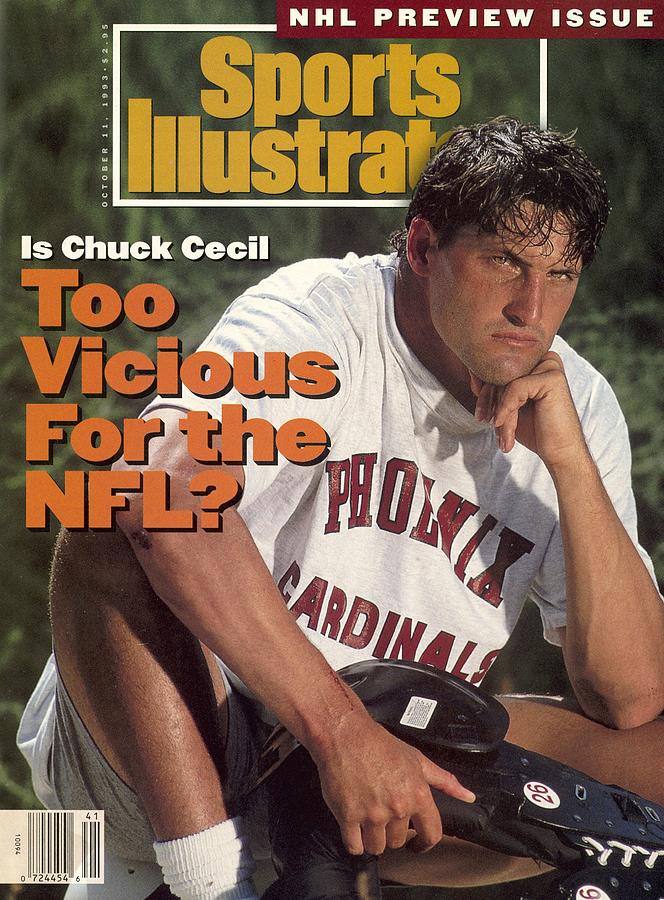 Phoenix Cardinals Chuck Cecil Sports Illustrated Cover Photograph by Sports Illustrated
