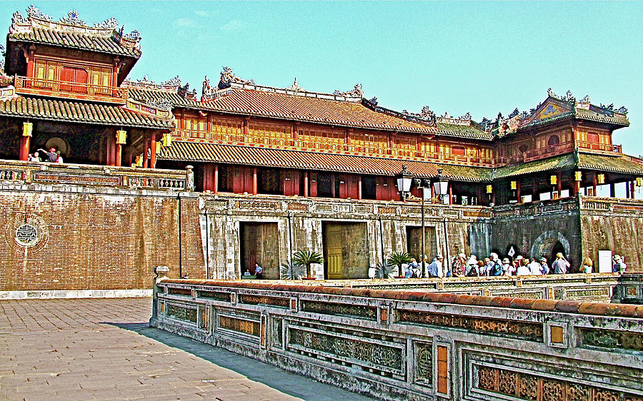 Phoenix Pavillion in Imperial Citadel in Hue, Vietnam Photograph by ...