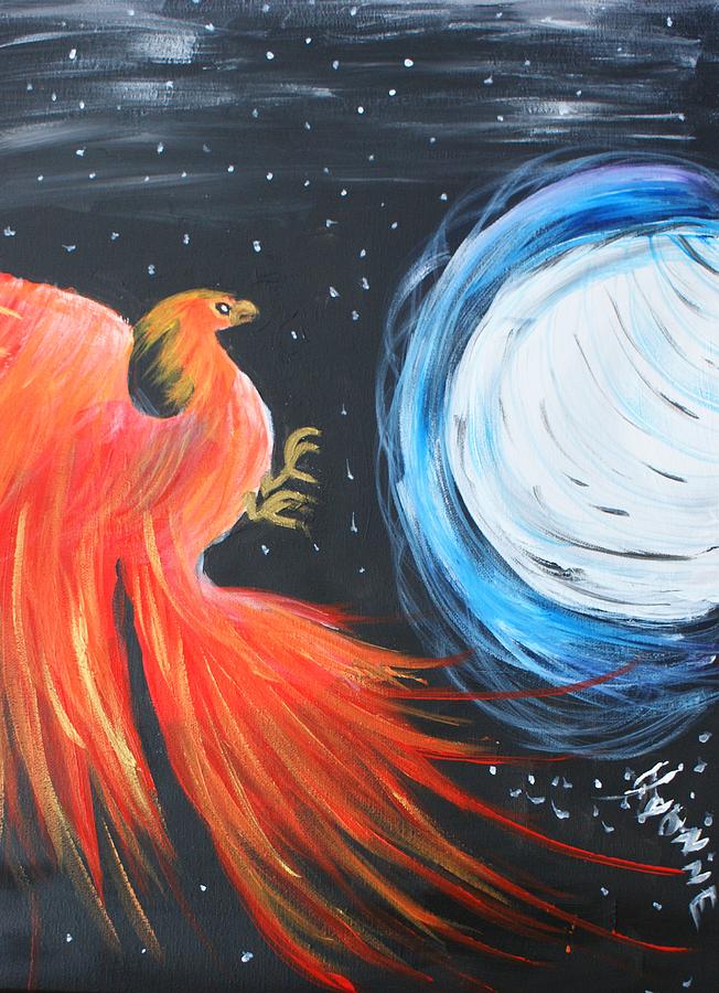 Phoenix  Painting by Yvonne Sewell