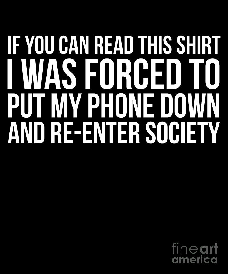 Phone Addiction Funny Tshirt Smart Cell Phone Addict Humor