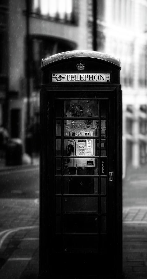 Phone Booth in London Photograph by Deborah Penland