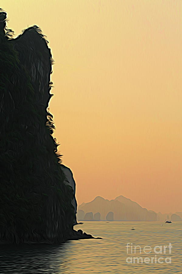 Photo Art Ha Long Bay  Photograph by Chuck Kuhn