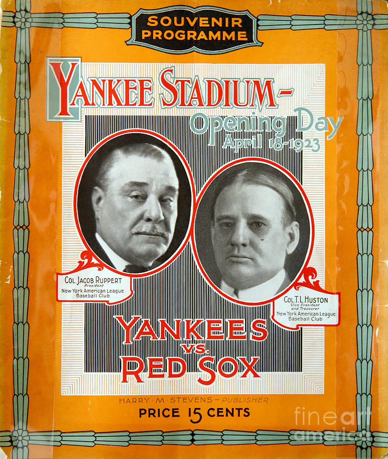 Photo Of An Original Opening Day Photograph by New York Daily News Archive Photo Of An Original Opening Day Photograph by New York Daily News Archive