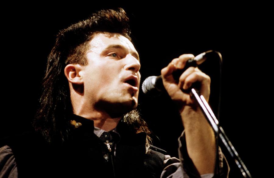 U2 Photograph - Photo Of Bono And U2 by Mike Cameron