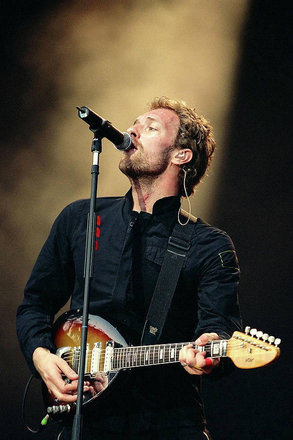 Photo Of Chris Martin And Coldplay Photograph by Neil Lupin