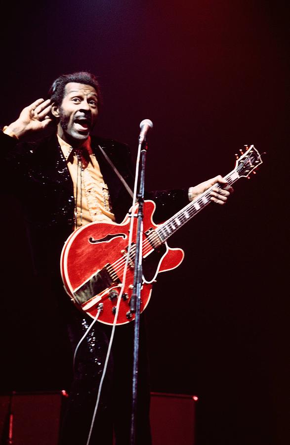 Photo Of Chuck Berry Photograph by Andrew Putler Photo Of Chuck Berry Photograph by Andrew Putler