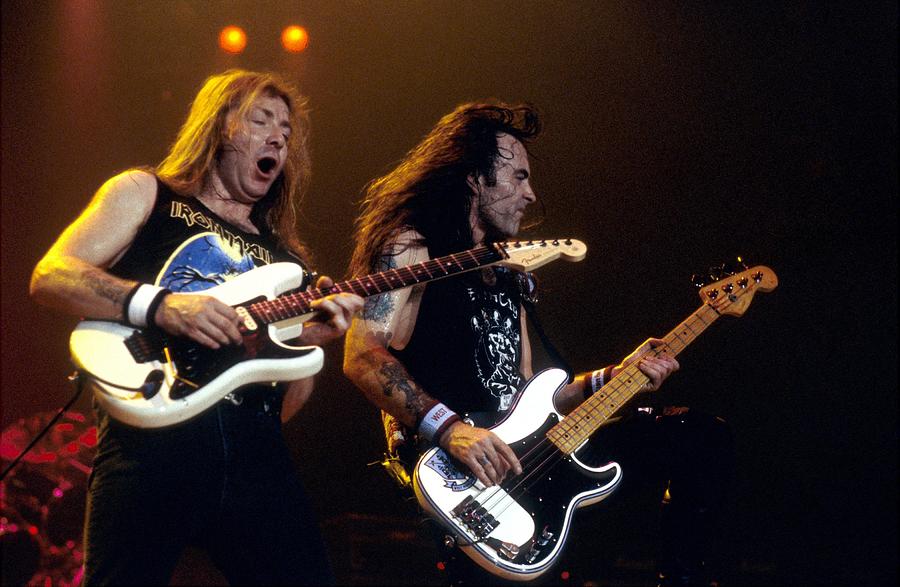 Photo Of Dave Murray And Steve Harris Photograph by Graham Wiltshire