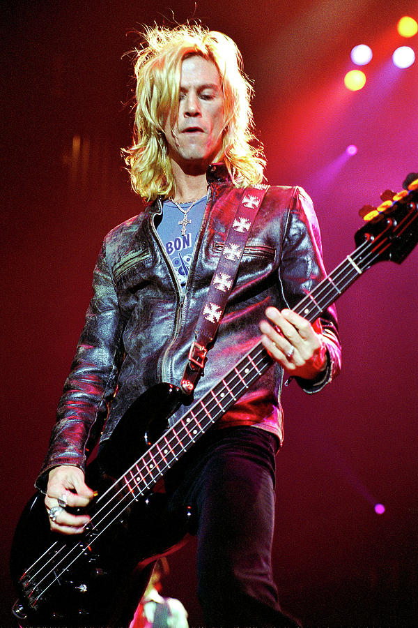 Photo Of Duff Mckagan And Velvet Photograph by Neil Lupin