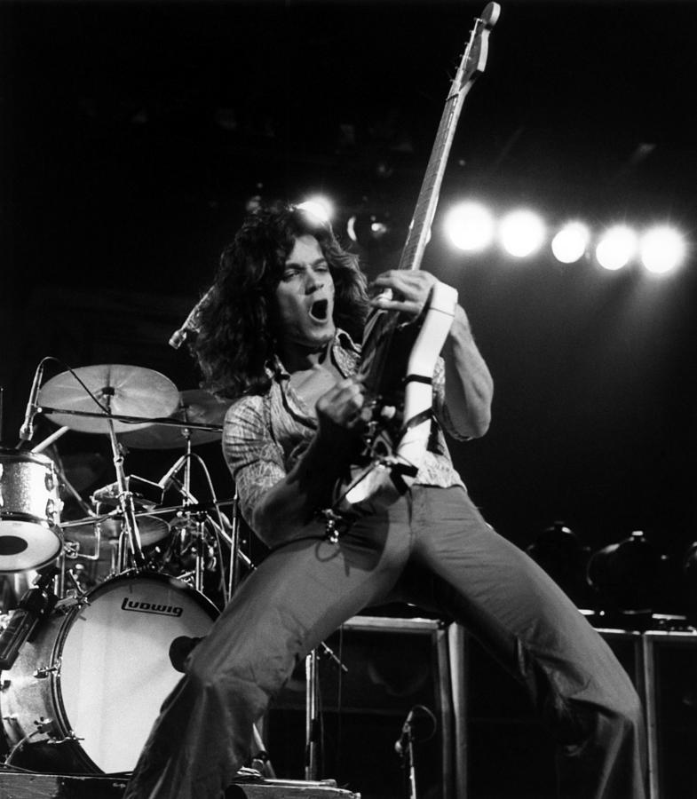 Photo Of Eddie Van Halen And Van Halen Photograph by Fin Costello