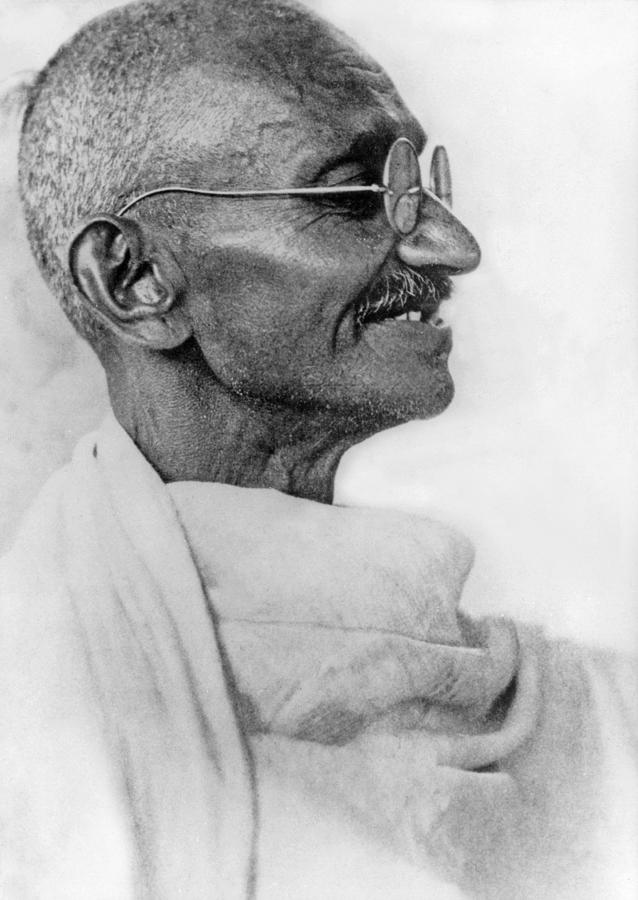 Photo Of Gandhi Photograph by Unknown