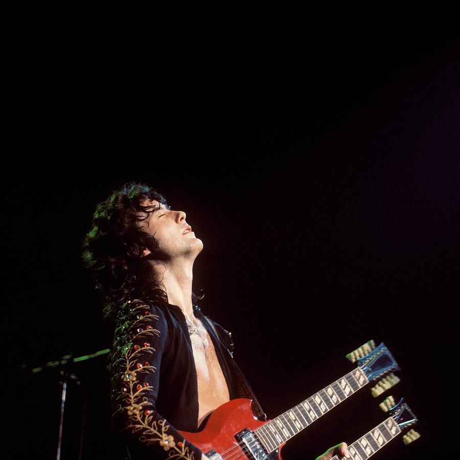 Photo Of Jimmy Page And Led Zeppelin Photograph by David Redfern
